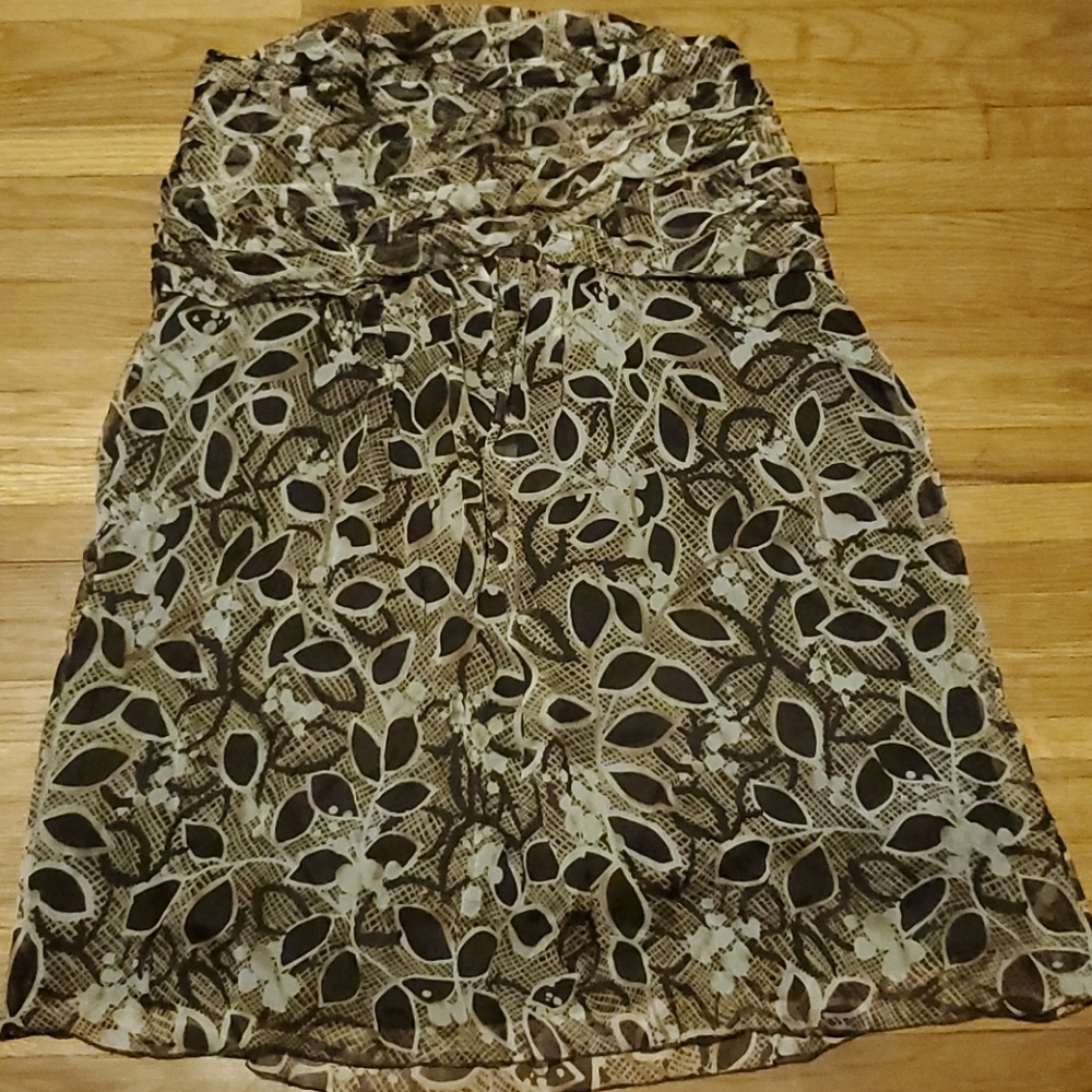 Marc & jac skirt size  6 brown and cream
